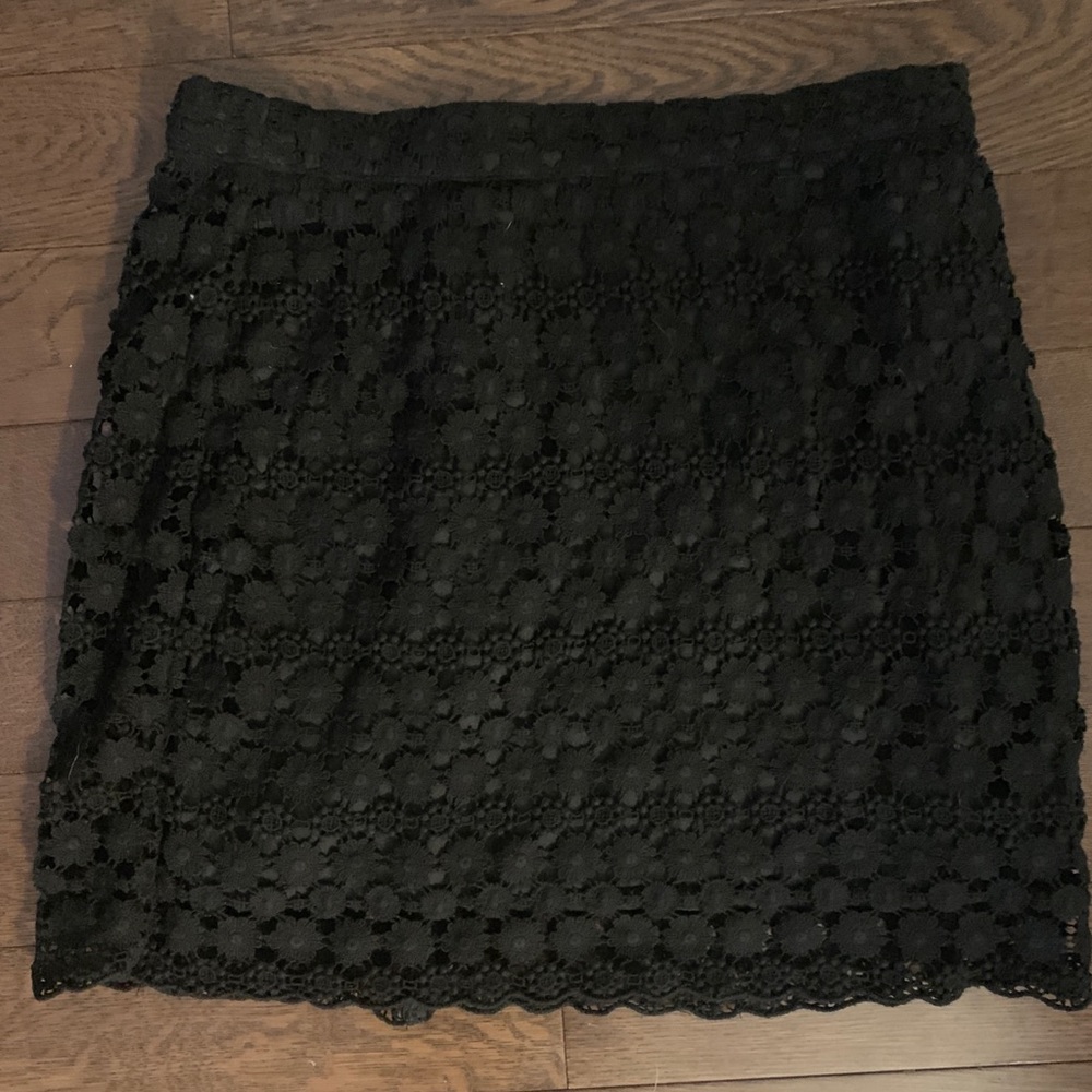 H&M black lace shirt